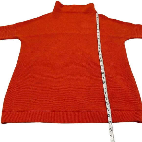 Free People Ottoman Slouchy Orange Oversized Tunic Size S - Picture 7 of 7